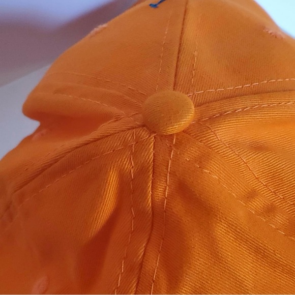 Polo Ralph Lauren Hat Cap Mens 4 Strapback Adjustable Orange Fragrance Big Pony - Picture 4 of 6
